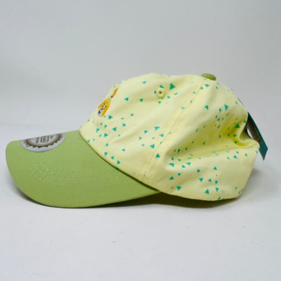 NEW! Nintendo Animal Crossing Adjustable Cap Hat Snapback Green Yellow - Picture 2 of 7